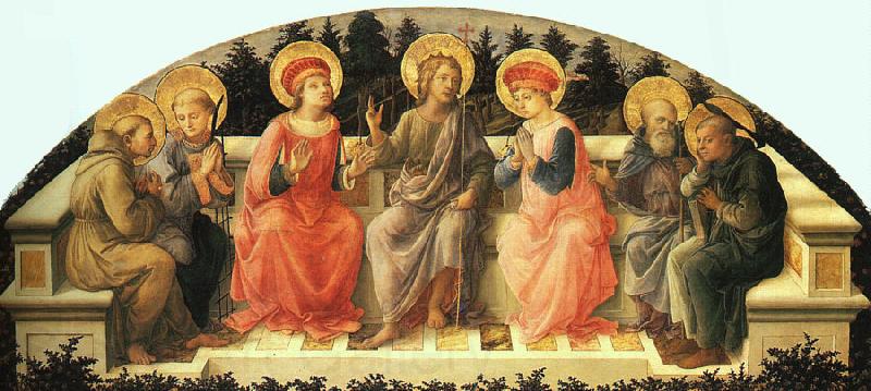Fra Filippo Lippi Seven Saints Spain oil painting art